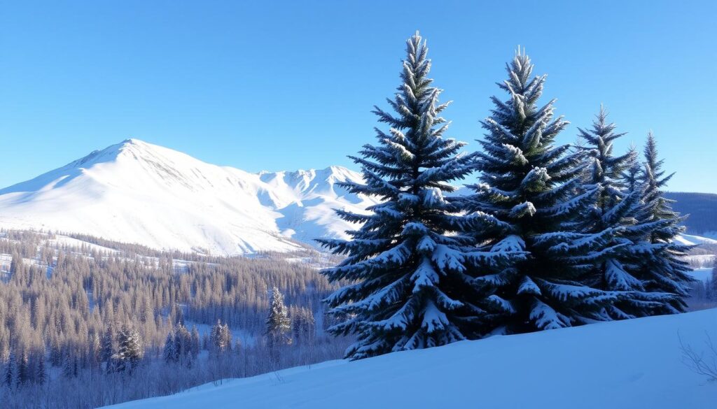 Zimowy krajobraz na Radziejowej
