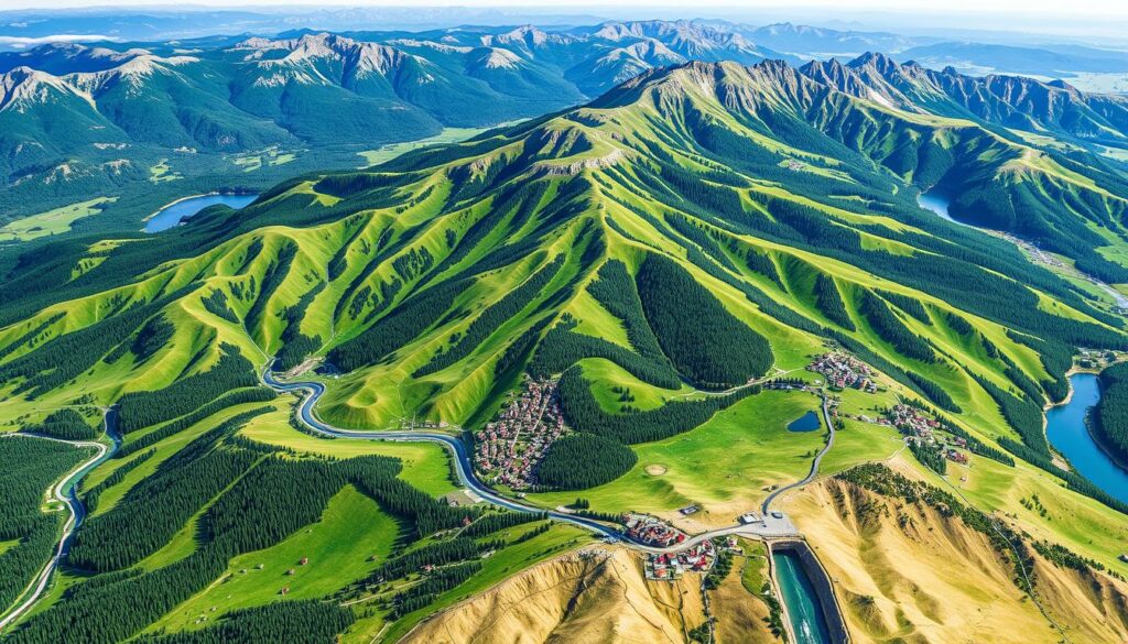 mapa Beskidu Śląskiego