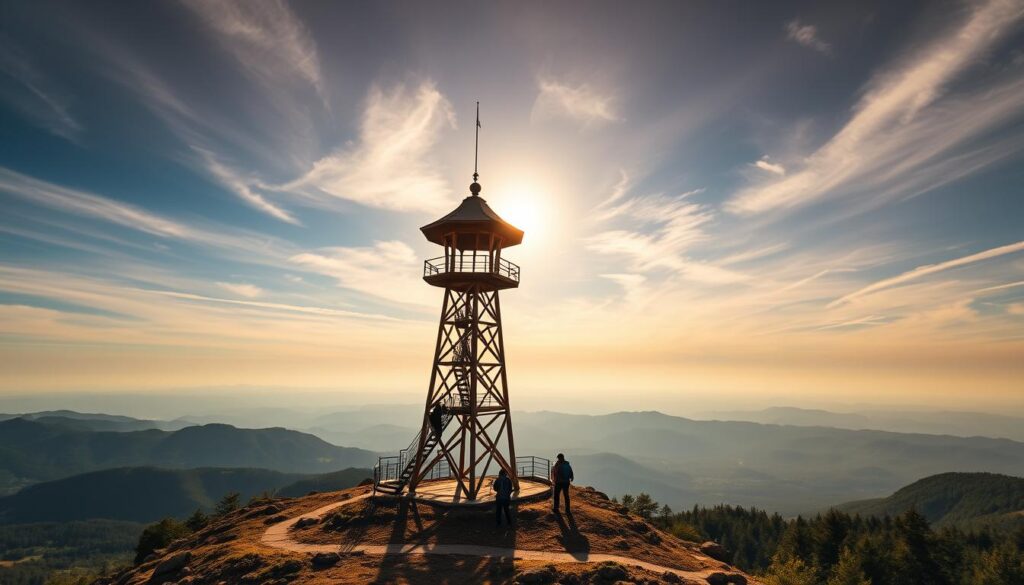 wieża widokowa na Baraniej Górze