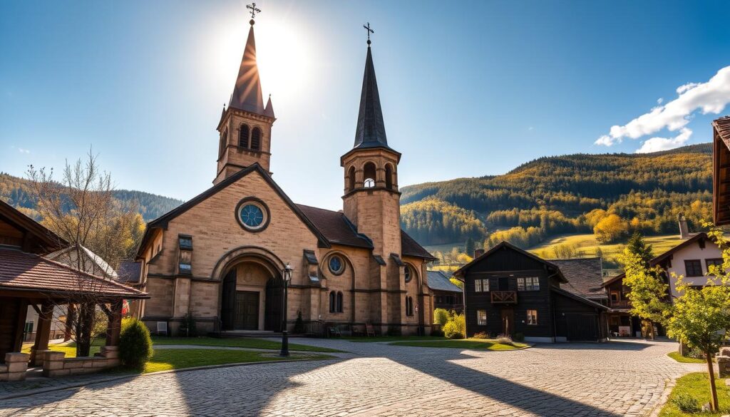 kościół św. Wojciecha w Beskidach