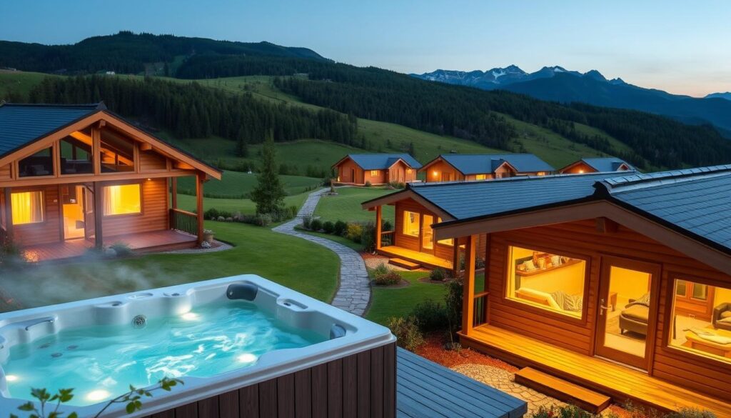 nowoczesne domki wypoczynkowe z SPA nowoczesne domki wypoczynkowe z SPA