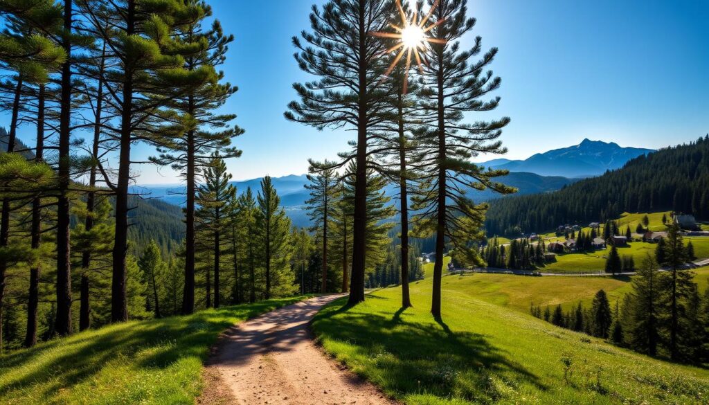 szlak turystyczny w Beskidach