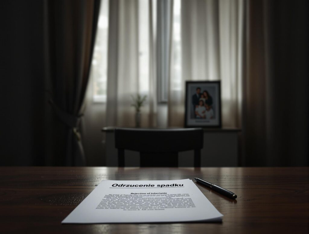 Co się dzieje, gdy odrzucisz spadek? Skutki dla rodziny