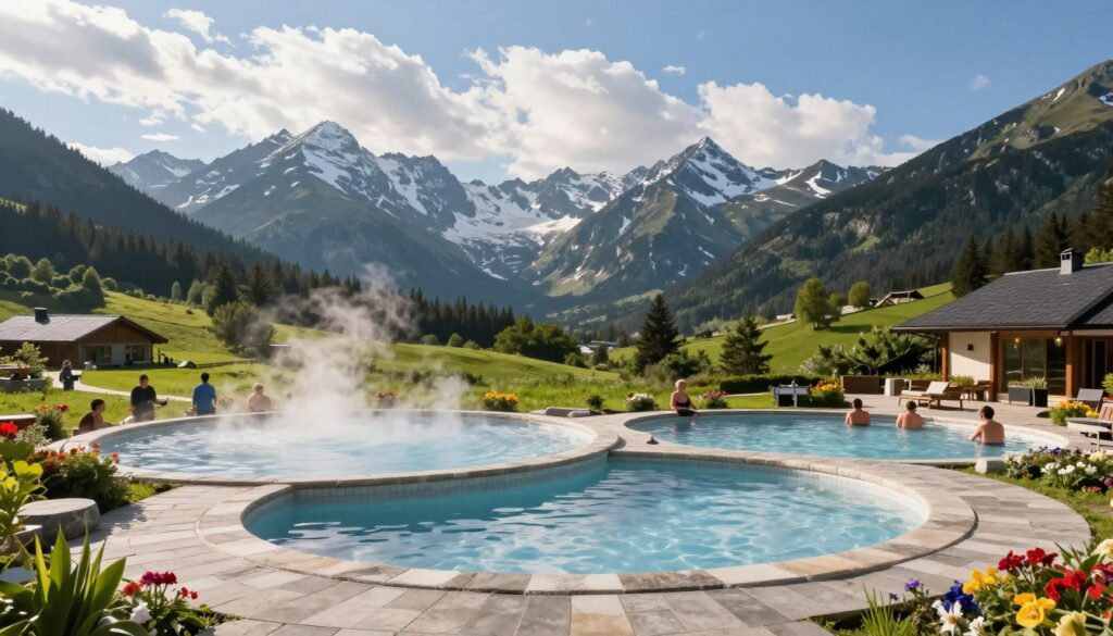 baseny termalne z widokiem na Tatry