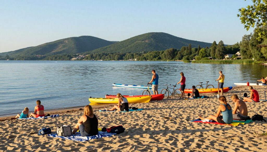 Plaże i wypożyczalnie sprzętu nad jeziorem Żywieckim