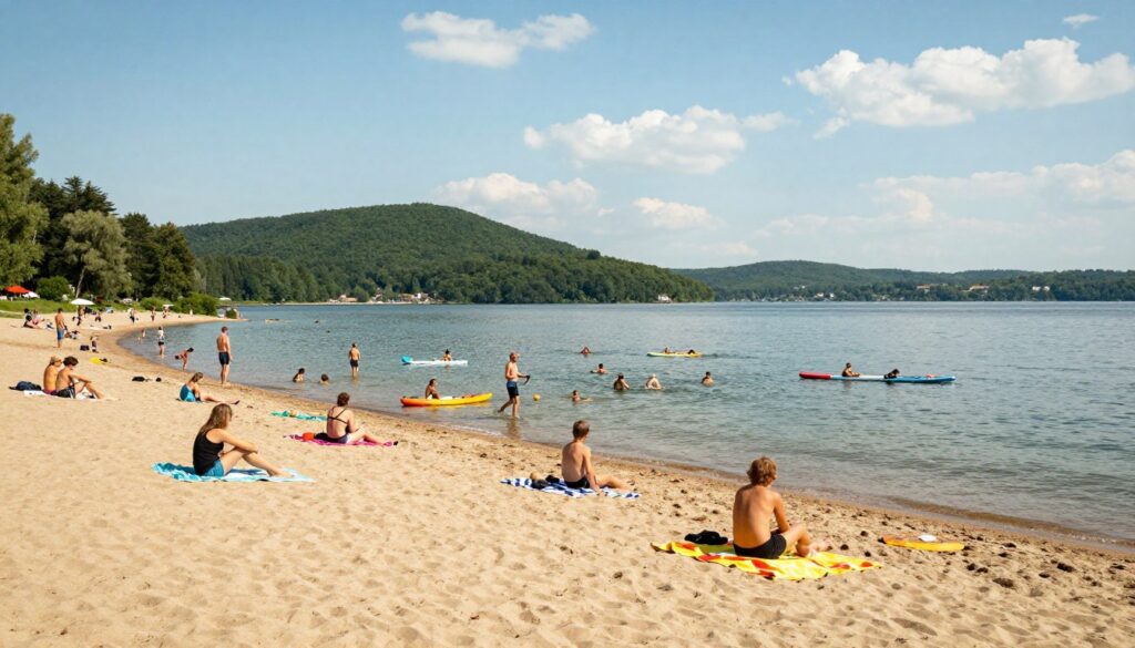 Jezioro Międzybrodzkie - plaże i kąpieliska